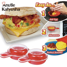 Easily Eggwich Cooking Tool Microwave 2 Pcs/Set